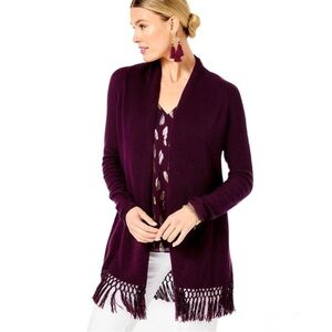 NWT Lilly Pulitzer Tatum Cardigan in Cherry Ganache - Size XXL